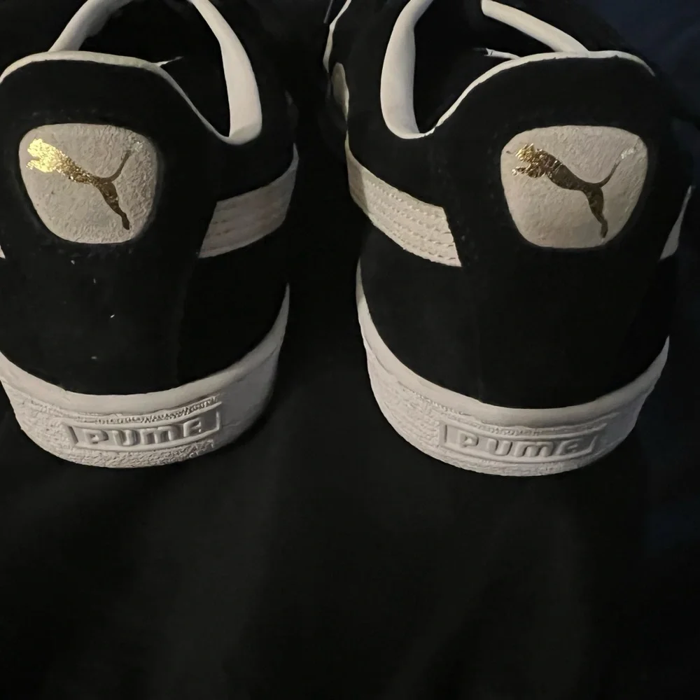 MENS Suede black puma Sneakers size 13 - Picture 11 of 13